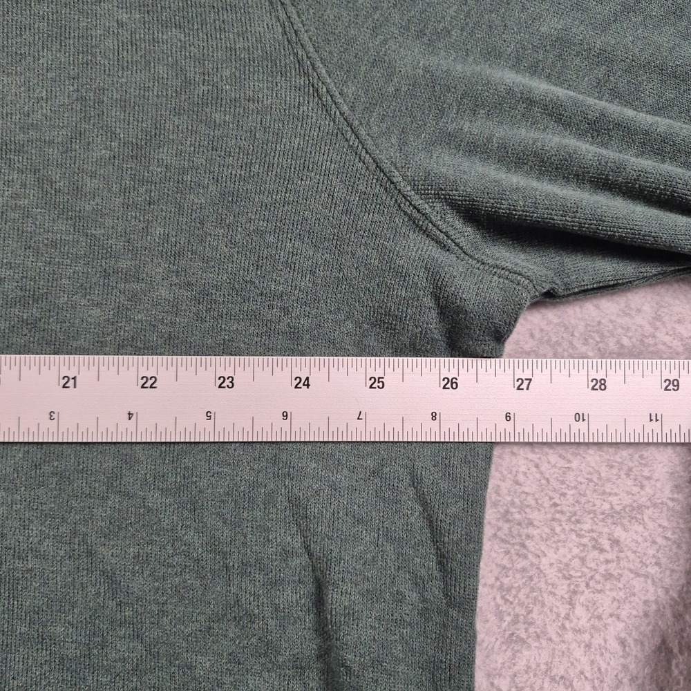Polo Ralph Lauren Men's 1/4 Quarter Zip Estate Rib Pullover Sweater Green XL - Picture 4 of 6